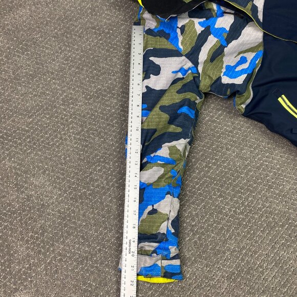 686 Youth Evolution Cross Insulated Jacket Boy's Medium Blue Camo Snowboard 10K - Picture 14 of 15
